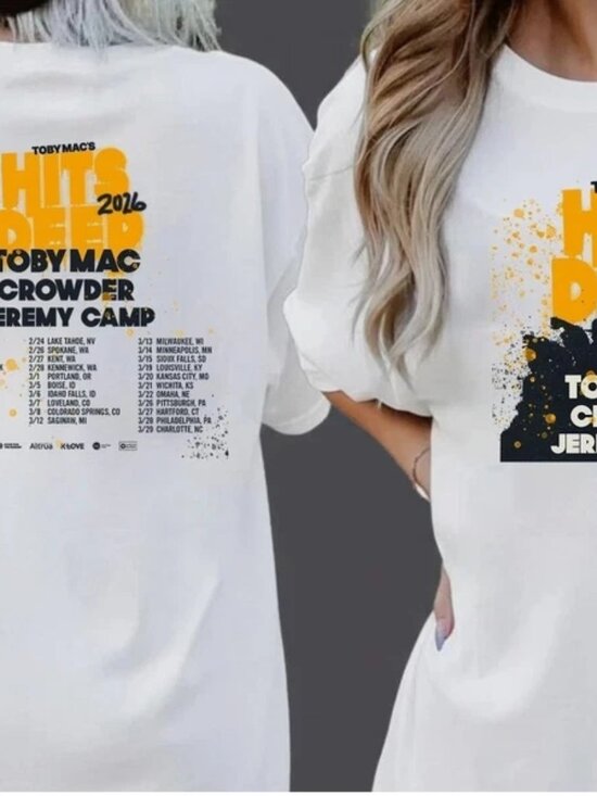 Bradley Tops - Hits Deep Tour 2026 Tobymac Hits Deep Concert Unisex T-Shirt